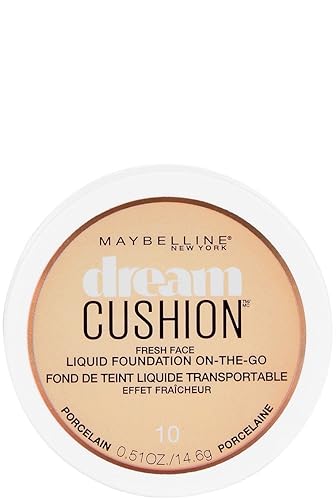 Maybelline New York Dream Cushion Fresh Face Liquid Foundation, Porcelain, 0.51 Ounce Beauty & Personal Care MAYBELLINE