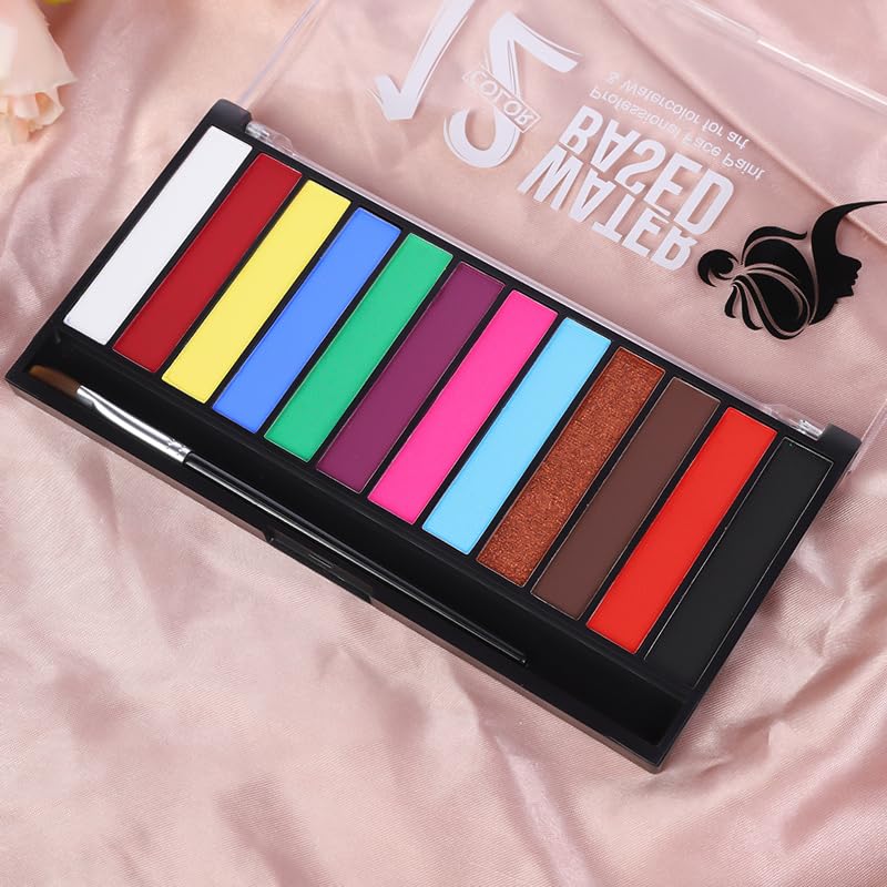 Water based colors painted body and face (WTCOLOR8) Beauty & Personal Care MayGirl