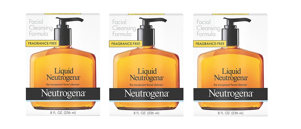 Neutrogena Liquid Facial onDdd Cleansing Formula, 8 Fl. Oz (3 Pack) Beauty & Personal Care Neutrogena