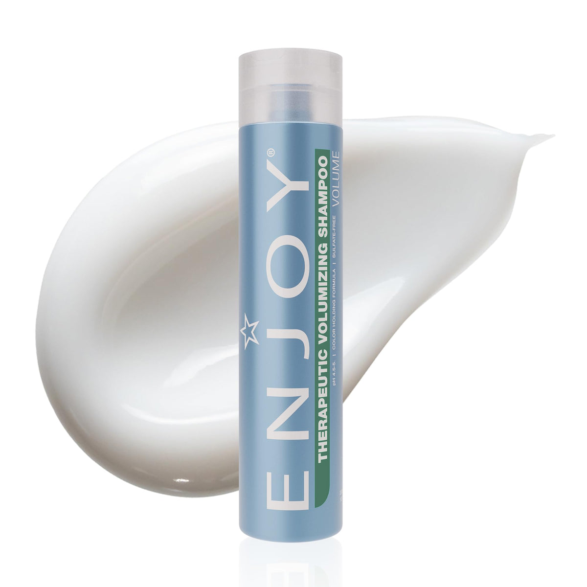 Enjoy Therapeutic Volumizing Shampoo, Scalp Stimulating and Thickening Cleanser for Fine or Thinning Hair, Peppermint, Tea Tree, and Niacin Formula,