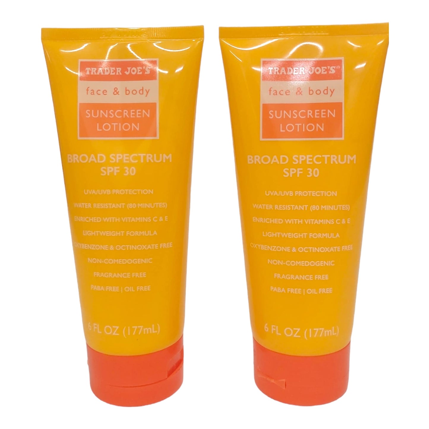 Trader Joe's Face & Body Sunscreen SPF30 (Pack of 2) Beauty & Personal Care Trader Joe's