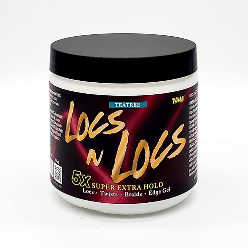 Taha Locs & Locs Gel - 5X Super Extra Hold, Natural & Non-Damaging for Locs, Braids, Twists - 16 Oz (Tea Tree, 1 Pound(Pack of 1)) Beauty & Personal Care Taha