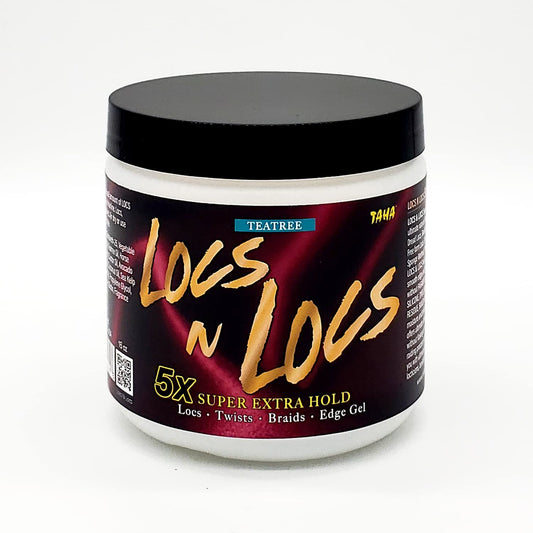 Taha Locs & Locs Gel - 5X Super Extra Hold, Natural & Non-Damaging for Locs, Braids, Twists - 16 Oz (Tea Tree, 1 Pound(Pack of 1)) Beauty & Personal Care Taha