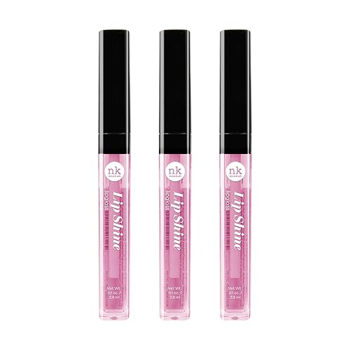 NICKA K NEW YORK Lipshine, Cosmetics, vibrant colors, bright colors, shining lips, lip shine, long lasting (AMZ249) Beauty & Personal Care NICKA K NEW YORK