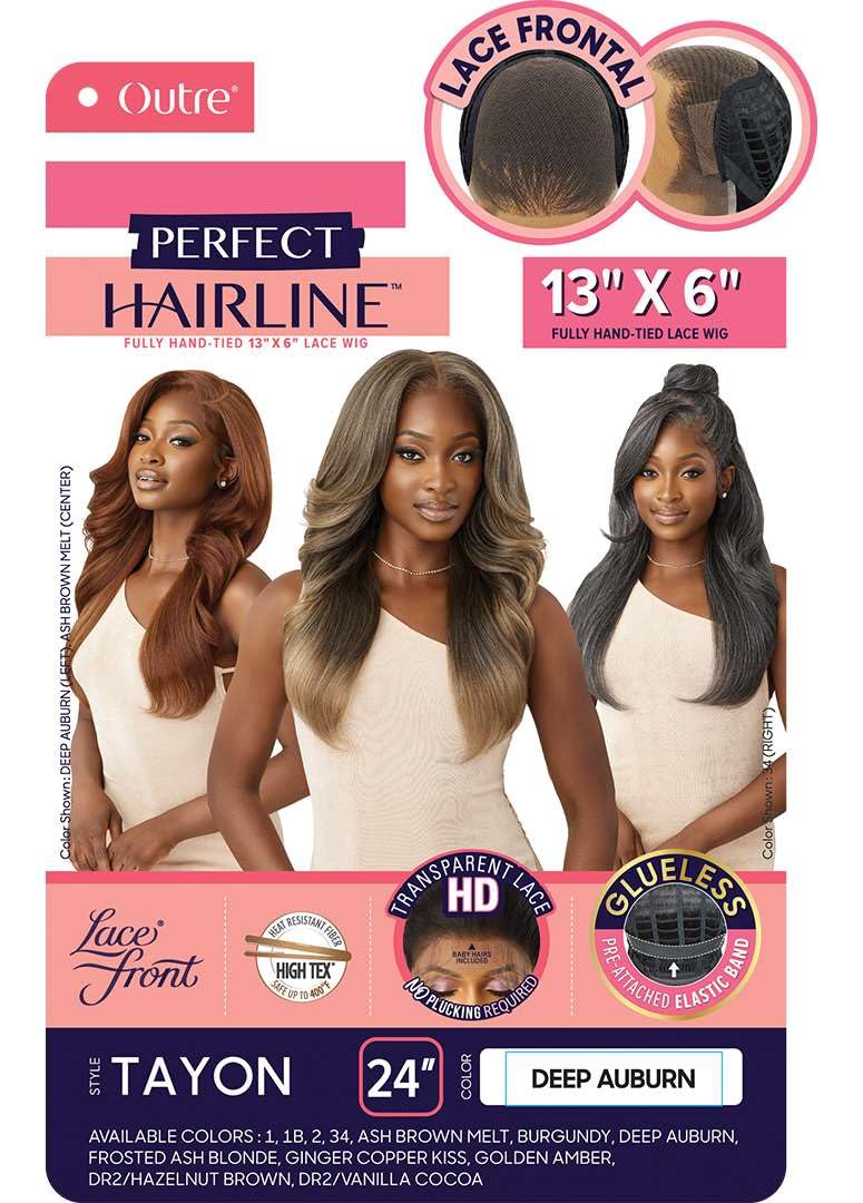 Outre Lace Front Wig - Perfect Hair Line 13X6 - Tayon (FROSTED ASH BLONDE)