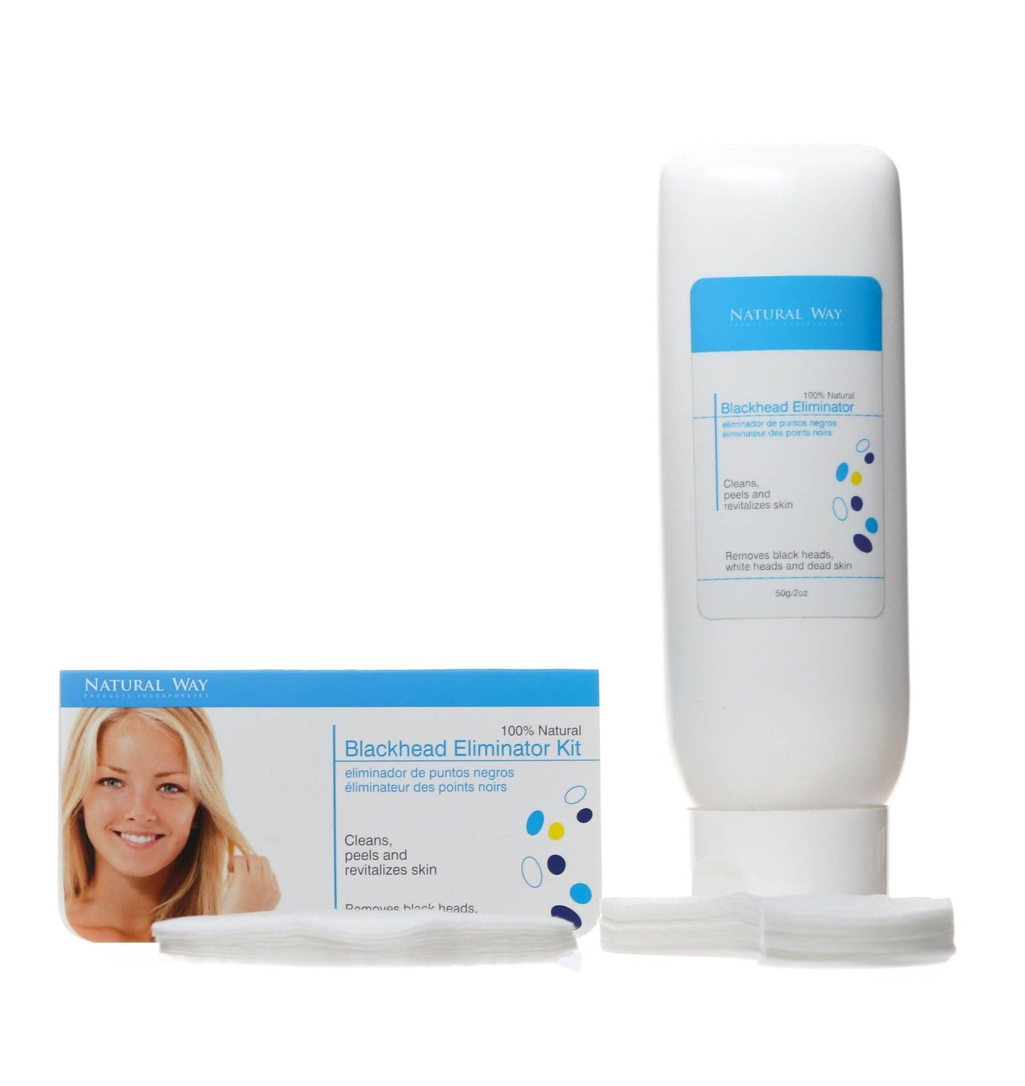Natural Way Products: Blackhead Eliminator Deep Cleanser - 4oz/100g Kit Beauty & Personal Care Natural Way