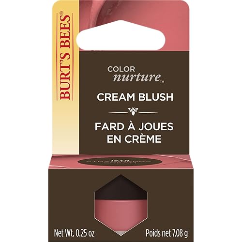 BURTS BEES Strawberry Cream Color Nurture Cream Blush, 7.08 GR Beauty & Personal Care Burt's Bees