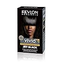 Revlon Realistic Vivid Colour Protein Infused Permanent Color Hair Dye with Color Lock Technology, Jet Black 110ml Beauty & Personal Care REVLON