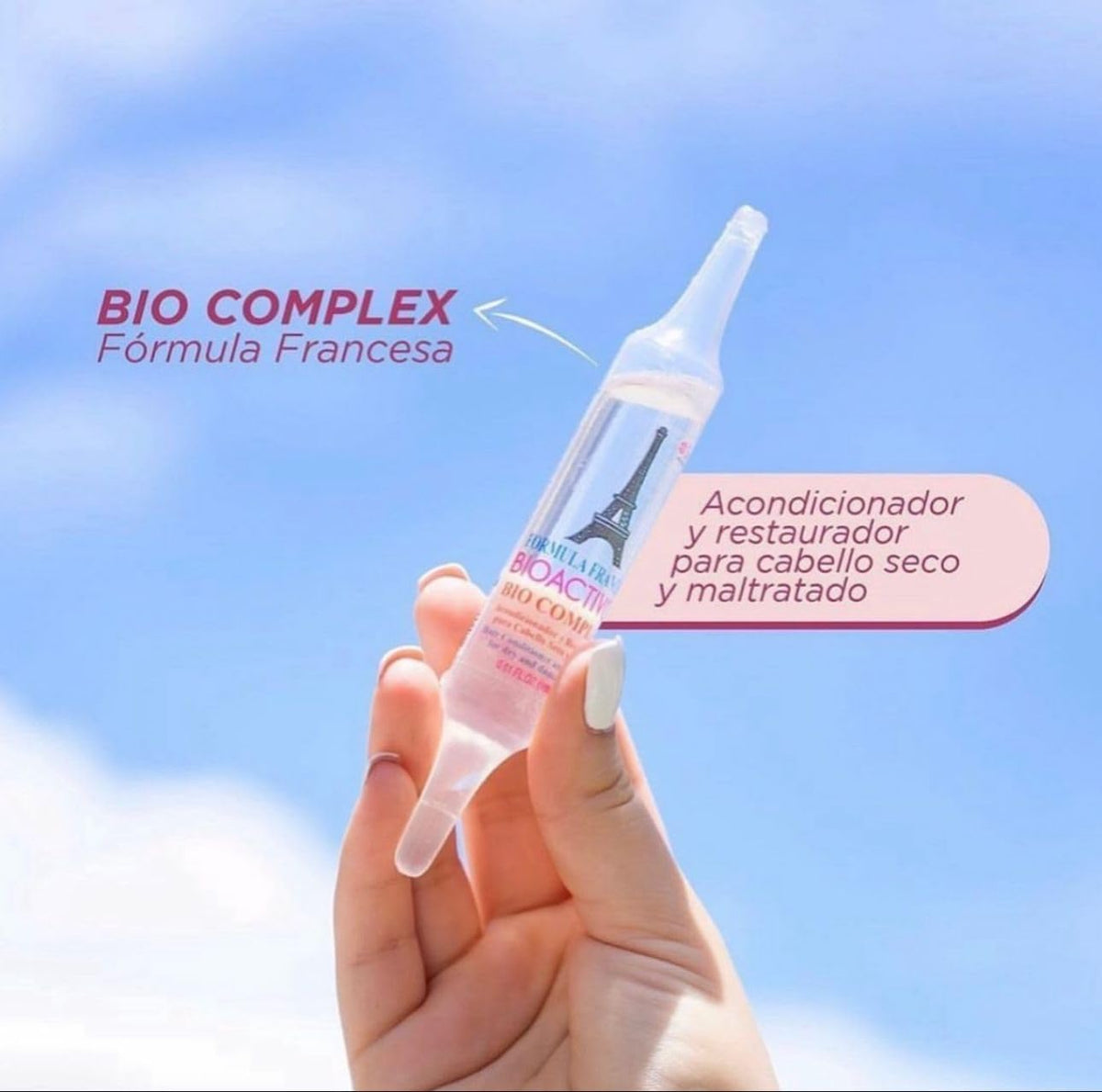 2 Vials Star Bio Complex French Formula Reconstructs and Conditions Dry and Processed Hair