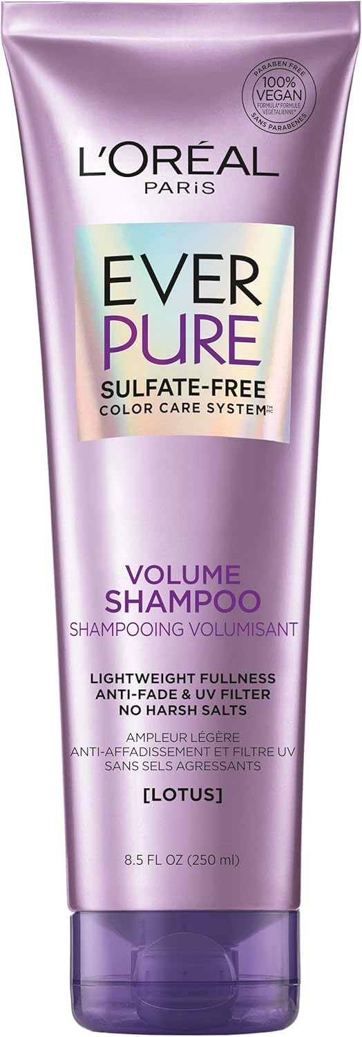 L’Oréal Paris Moisture Sulfate Free Shampoo, Hair Care for Color-Treated Hair with Rosemary Botanicals, EverPure, 8.5 Oz (Packaging May Vary) Beauty & Personal Care L'Oreal Paris
