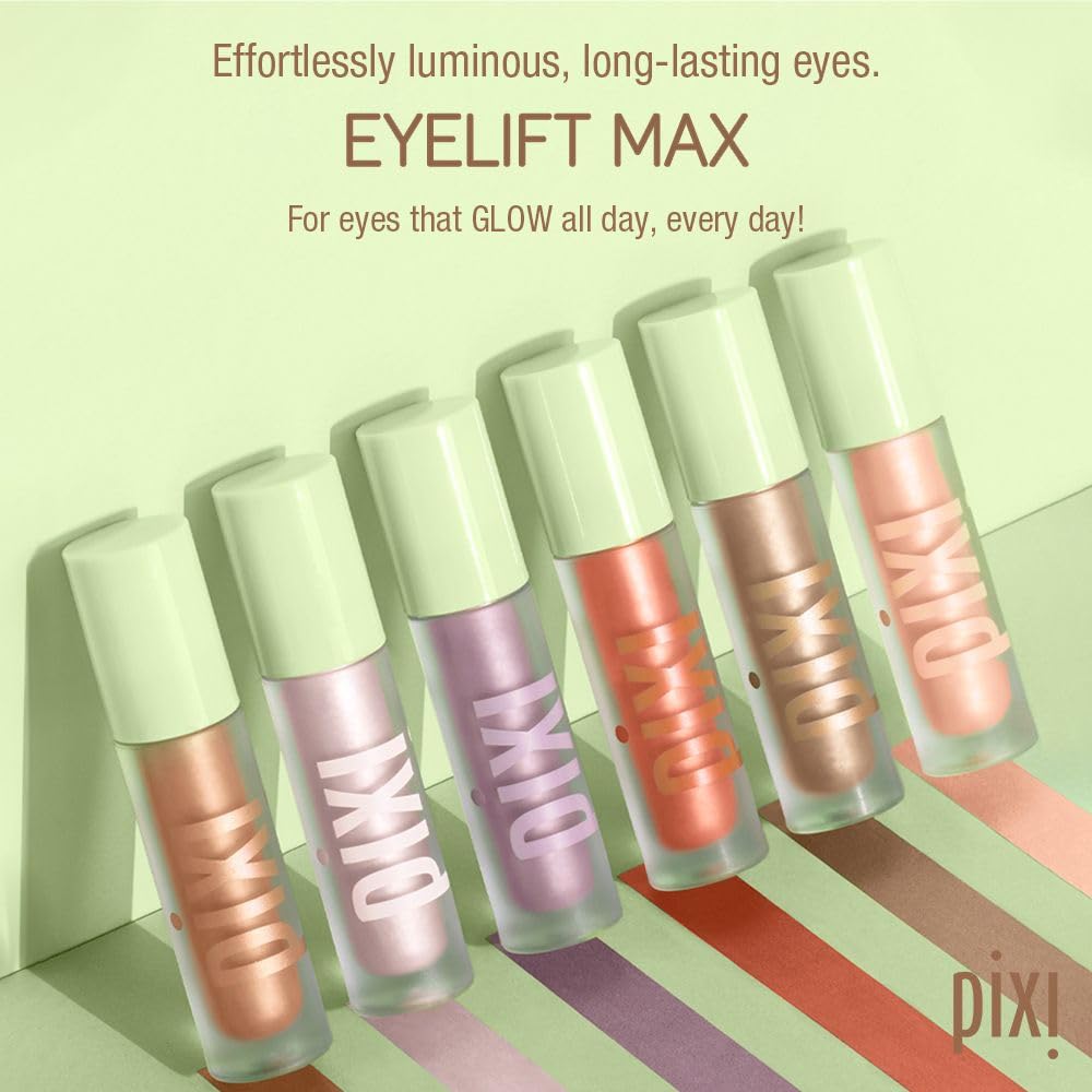 Pixi EyeLift Max Liquid EyeShadow | Long-Wearing, Crease-Free Color | Luminous & Soft-Focus Finish | With Avocado, Rosehip & Mango Seeds Extracts |