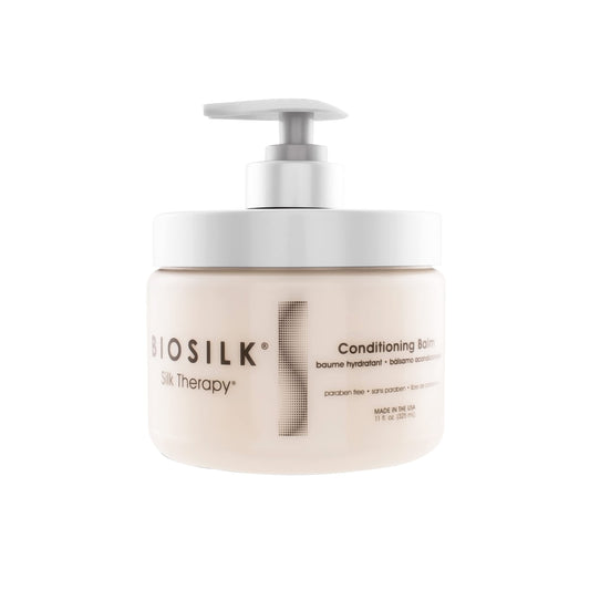BioSilk Silk Therapy Conditioning Balm, Restores Shine & Smoothness, Deep Conditioning Treatment, Sulfate, Paraben & Cruelty-Free, 11 Oz Beauty & Personal Care BioSilk