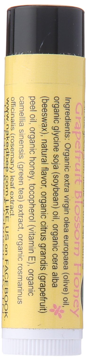 The Naked Bee Lip Balm Grapefruit Blossom Honey (.15oz) Moisturizing Lip Balm for Women with Vitamin E & Beeswax to Soothe, Hydrate & Nourish Chapped Beauty and Personal Care The Naked Bee