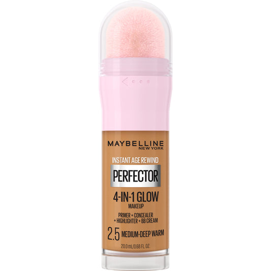 Maybelline New York Instant Age Rewind Instant Perfector 4-In-1 Glow Makeup, Medium/Deep Warm Beauty & Personal Care MAYBELLINE