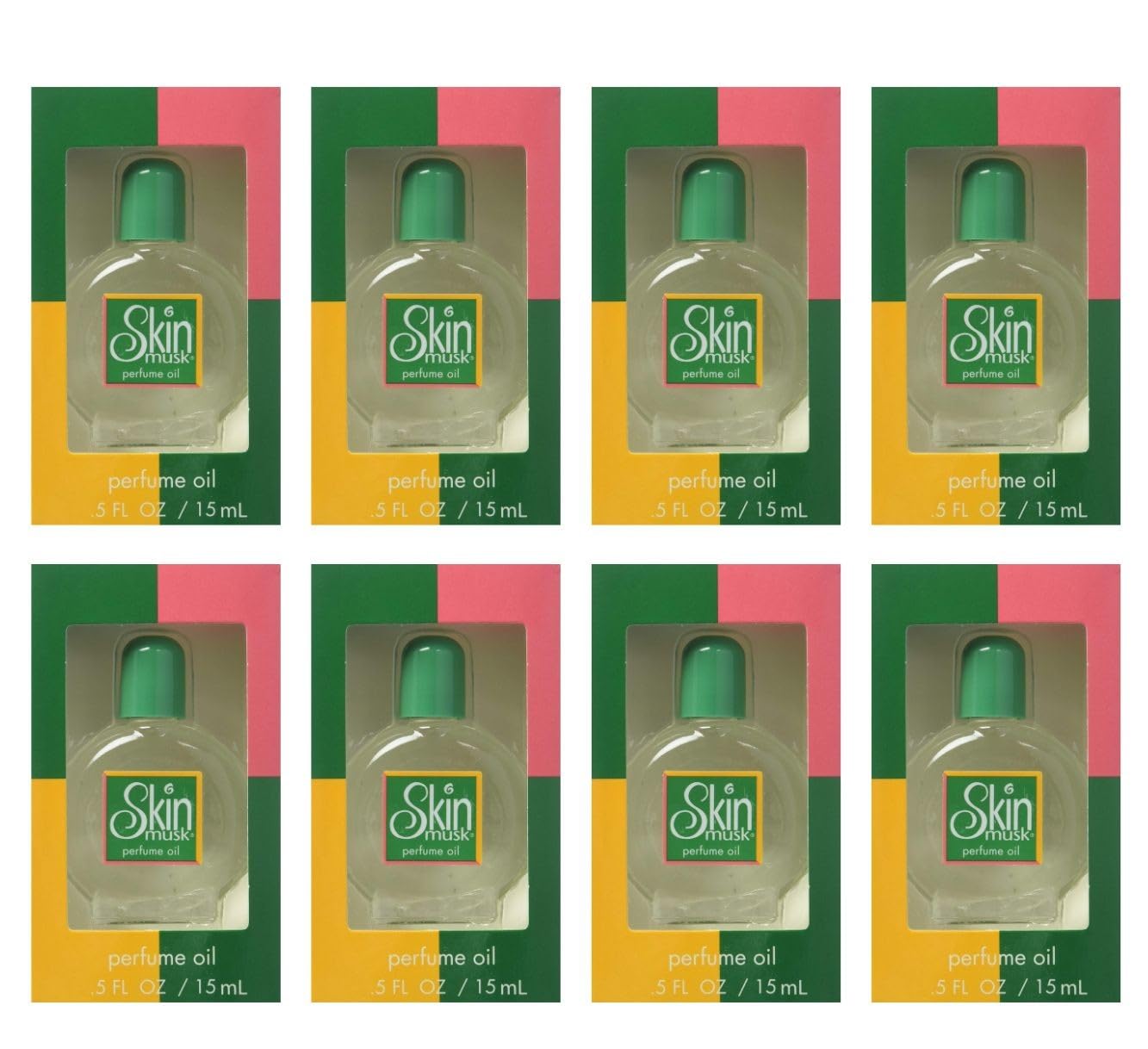 Skin Musk Perfume Oil 0.50 oz (Pack of 8) Beauty & Personal Care Skin Musk