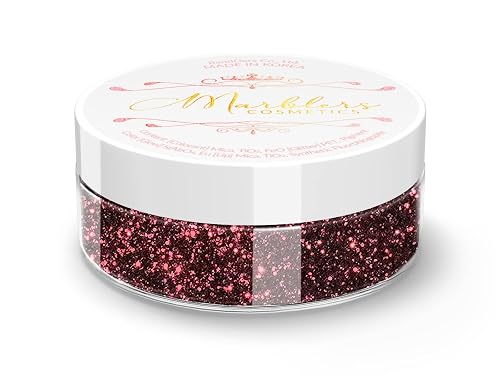 MARBLERS Twinkle Face & Body Glitter [Sangria] 0.18oz (5g) | Fine | Non-Toxic | Vegan | Cruelty-Free | Festival, Rave & Party Makeup | Eye, Hair, Nail Beauty & Personal Care MARBLERS