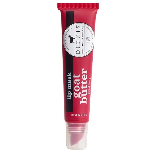 Dionis Goat Butter Lip Mask - Hydration Lip Treatment with Gentle Exfoliation, Conditioning Mask with Shea Butter, Jojoba Oil, Raspberry Seed Oil Beauty & Personal Care Dionis