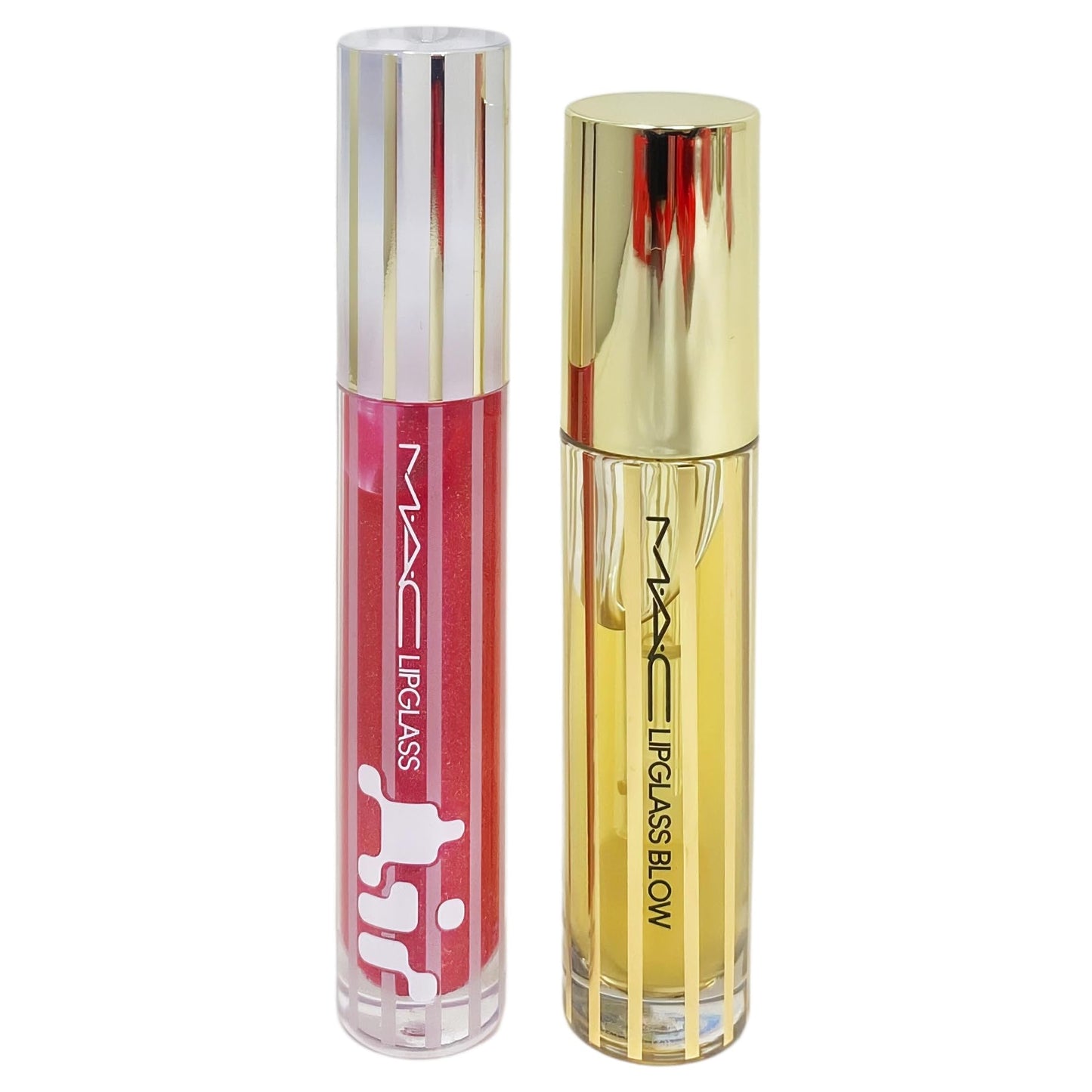 MAC M·A·C Cosmetics Holiday Exclusive Blowing Air Kisses Glossy Lip Duo - Sweet Stuff/Ginger Zinger Beauty & Personal Care MAC