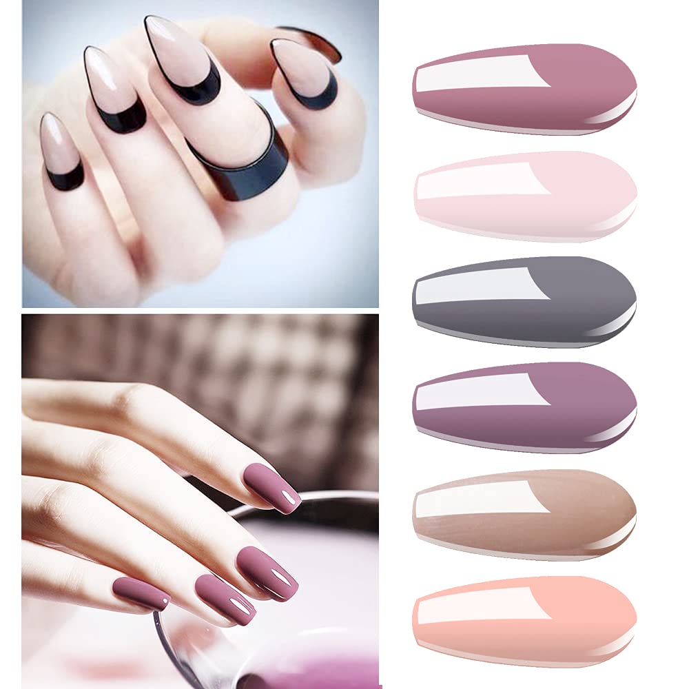 Gel Nail Polish Starter Kit - 6 Colors Gel Polish Set Base Top Coat, 36W LED UV Nail Lamp with Full DIY Gel Manicure Nail Tools by Vishine 8ml #12 Beauty & Personal Care Vishine