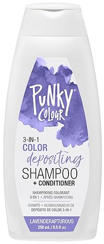 Punky Colour 3-in-1 Color Depositing Conditioner & Hair Cleanser - Lavenderapturous, Semi Permanent Hair Color Conditioner, Long-Lasting Hair-Dye, 8.5 Beauty & Personal Care Punky