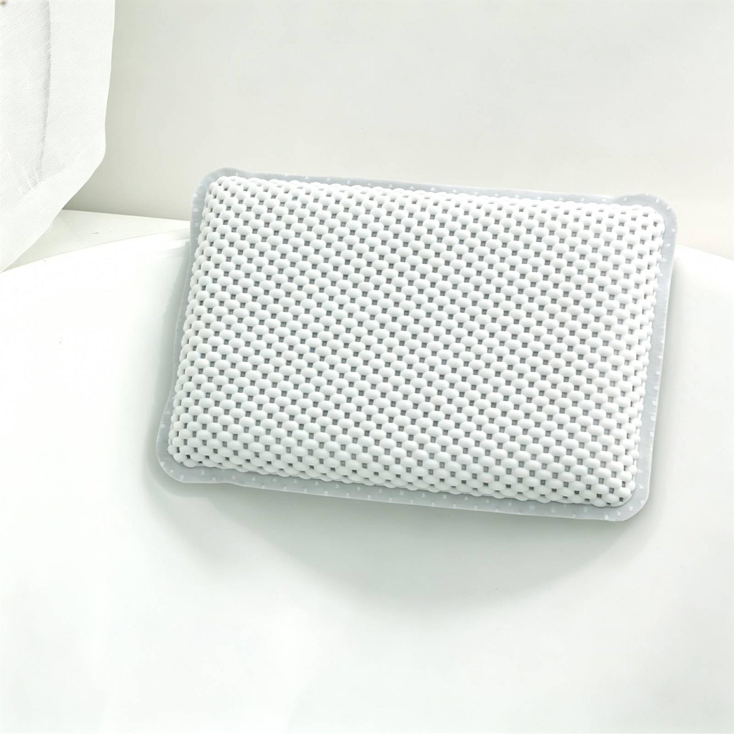 Yosoo Health Gear Bath Pillow, Bath Headrest, PVC Bath Pillow for Neck Back Support Foam Inner Stuff Padding Bathtub Headrest, Helps Support Head Beauty and Personal Care Yosoo
