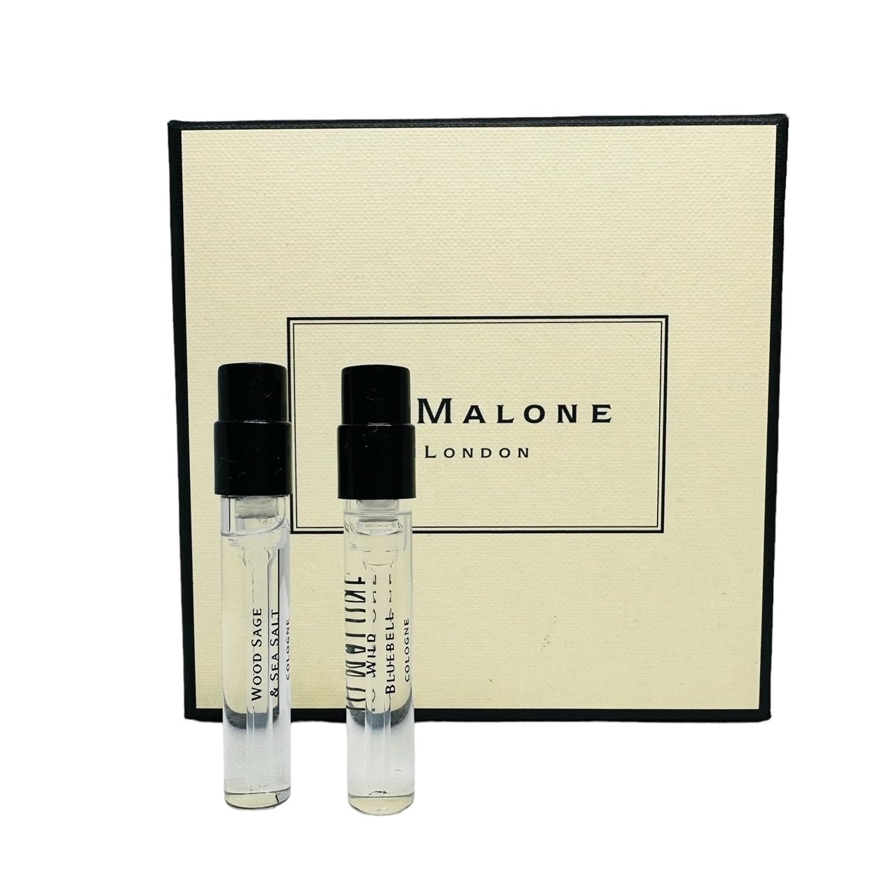 Jo Malone London Scent pairing Duo Wild Bluebell + Wood Sage & Sea Salt Sample Vial 0.05oz/ 1.5ml ea Beauty & Personal Care Jo Malone