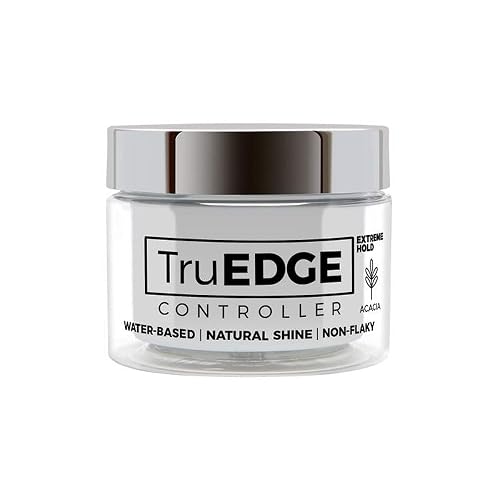 Tyche TruEDGE Controller Extreme Hold Water-Based Pomade - Ntaural Shine & Non-Flaky Scented Edge Control - Perfect for Hair-Braiding (Acacia) Beauty & Personal Care Tyche