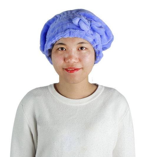 Ruilogod Women Bathroom Bath Spa Elastic Bowknot Shower Hat Hair Dry Cap Light Purple (id: cb2 15e c14 666 7ca Beauty and Personal Care Ruilogod