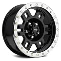 VISION 398 Manx Gloss Black Machined Lip 17X8.5 Beauty & Personal Care Vision