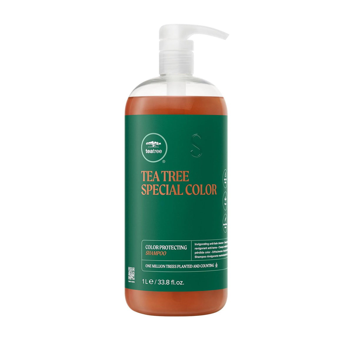 Tea Tree Special Color Shampoo, Gently Cleanses, Protects Hair Color, For Color-Treated Hair, 33.8 fl. oz.