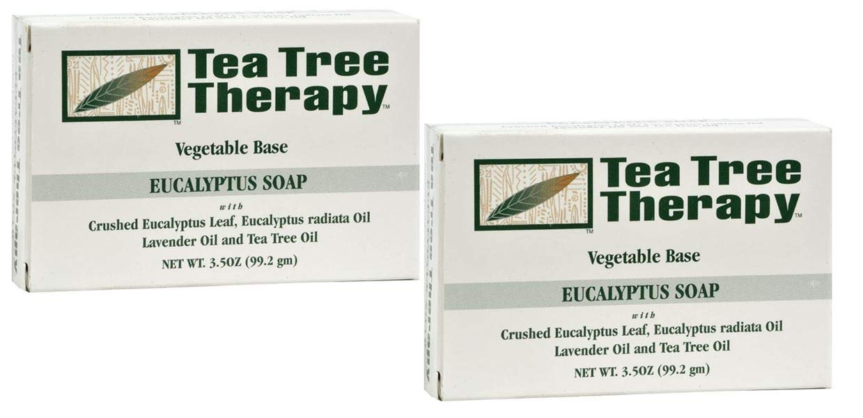 Tea Tree Therapy Vegetable Base Bar Soap, Eucalyptus, 2 count Beauty & Personal Care Tea Tree Therapy