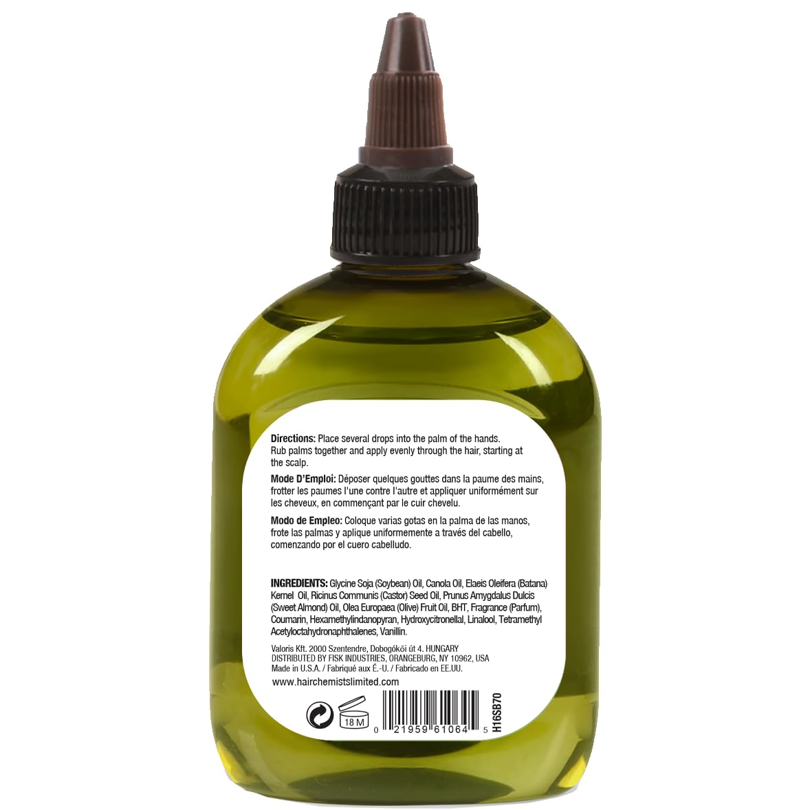 Hair Chemist Strength & Growth Batana Hair Oil 7.1 oz. - Nourishing Batana Hair Growth Oil Beauty & Personal Care Hair Chemist