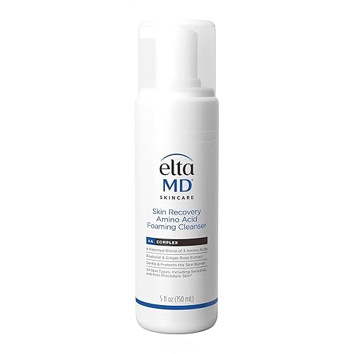 EltaMD Skin Recovery Amino Acid Foaming Cleanser, Gentle Face Cleanser for Sensitive Skin, Proven to Gently Remove Makeup and Sunscreen,Fragrance Free Beauty & Personal Care EltaMD
