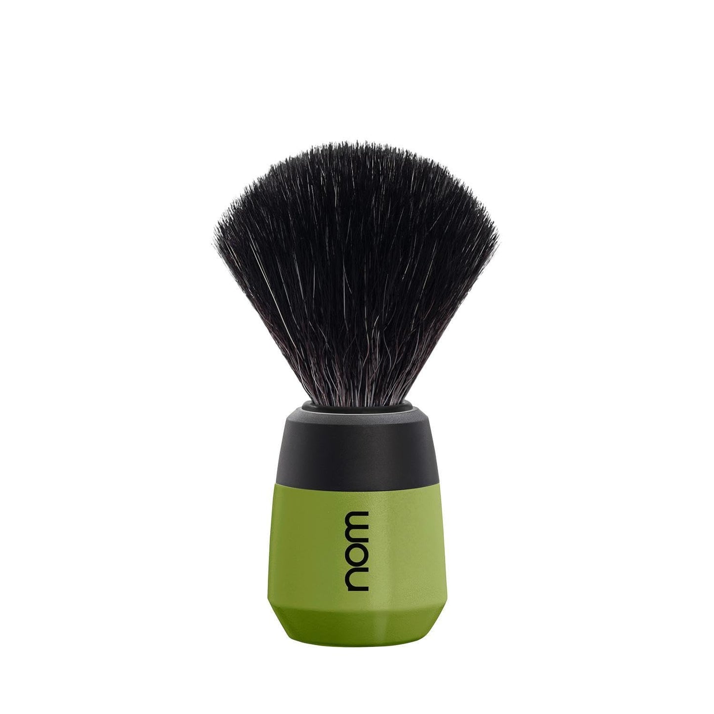 NOM Max Shaving Brush - Vegan Shave Brush for Shaving soaps and creams - sustainable eco-friendly and reusable - Exfoliating Shaving Brush - Olive Beauty and Personal Care MÜHLE
