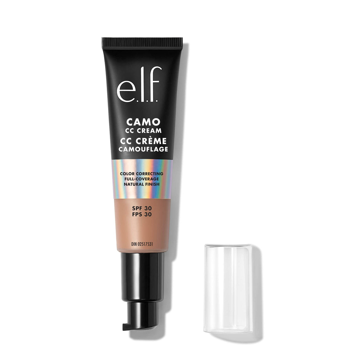 e.l.f. Camo CC Cream, SPF 30 Color-Correcting Medium-To-Full Coverage Face Foundation, Delivers An Airbrushed Finish, Vegan , Tan 425 N Beauty & Personal Care e.l.f.