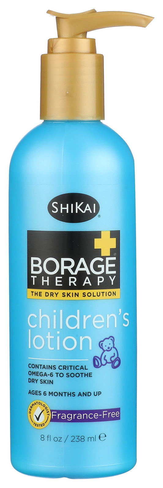 Shikai Borage Dry Skin Therapy Natural Formula Lotion for Childrens - 8 Oz Beauty & Personal Care ShiKai