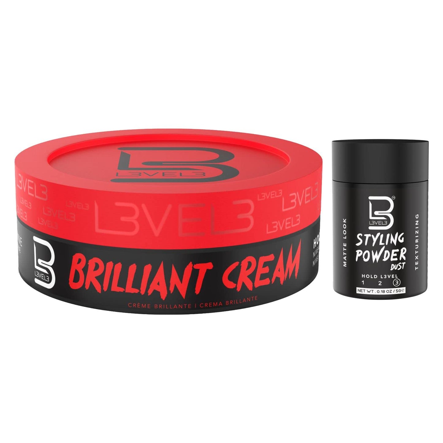 Level 3 Brilliant Cream - Hydrating Cream for Hair Texture & Shine - Natural Style Enhancer Beauty & Personal Care L3