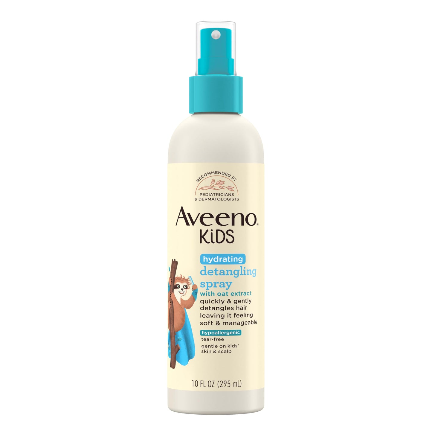 Aveeno Kids Hydrating Detangling Spray with Oat Extract, Quickly Detangles Hair, Tear-Free, Gentle on Sensitive Skin & Scalp, Detangler Spray Beauty & Personal Care Aveeno Baby
