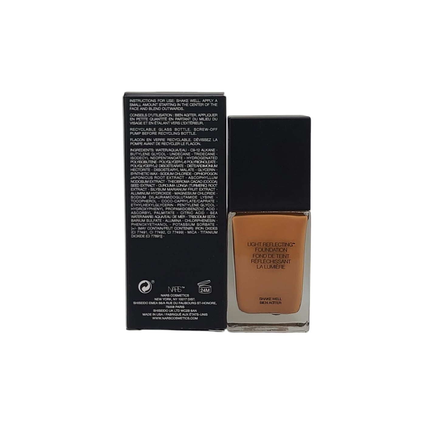NARS Light Reflecting Foundation - Advanced Makeup-Skincare Hybrid Foundation - 30ml (Huahine - Deep 2.6) Beauty & Personal Care NARS