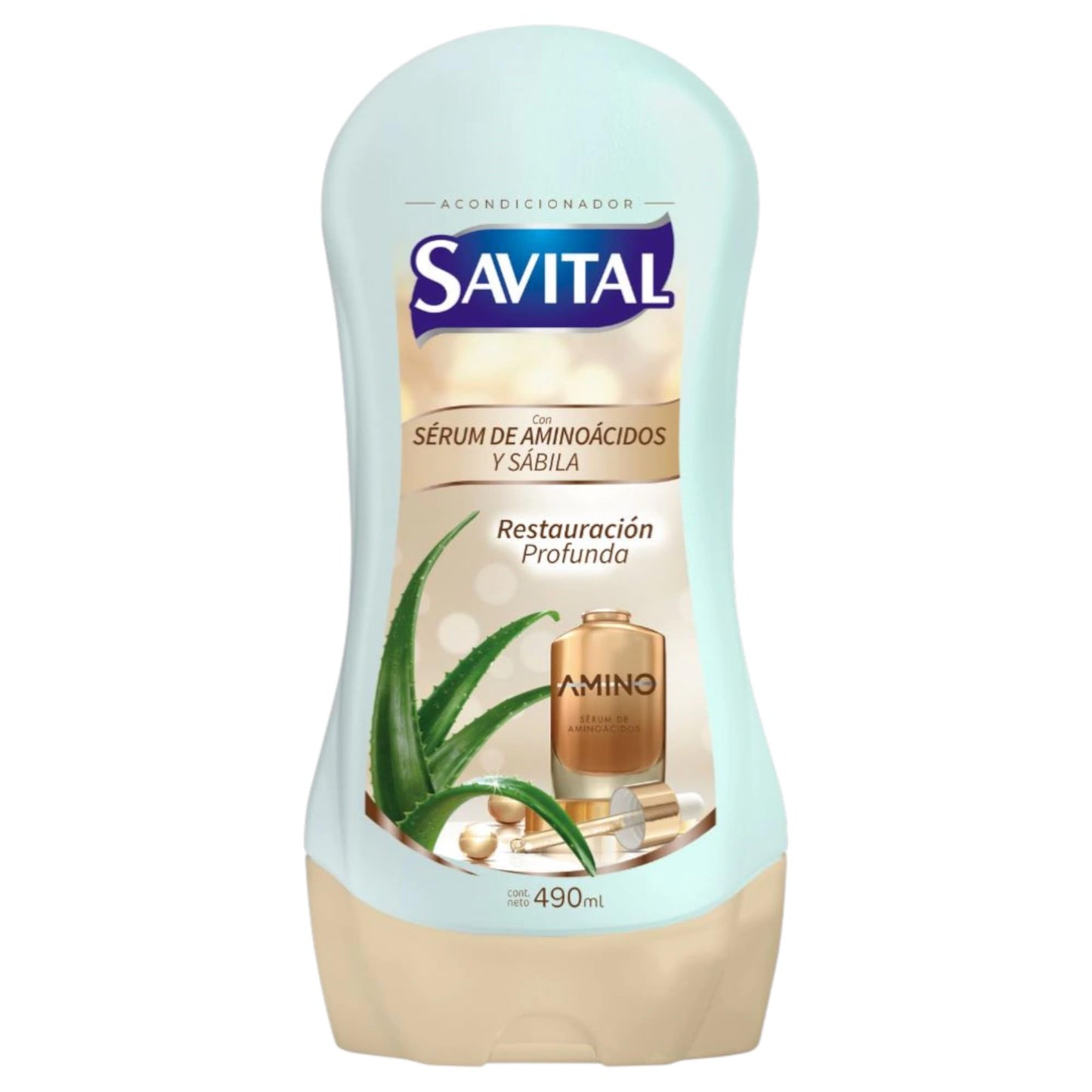 Savital Shampoo (510ml) and Conditioner (490ml) Set with Amino Acid Serum and Aloe - Daily Hair Care Duo for Soft, Smooth, and Shiny Hair Beauty & Personal Care Yahve
