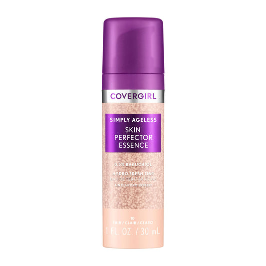 CoverGirl Simply Ageless 45 Medium-Olive Liquid Foundation Bundle with Blending Brush, Skincare Makeup with Bakuchiol & Acid Beauty and Personal Care COVERGIRL Default Title