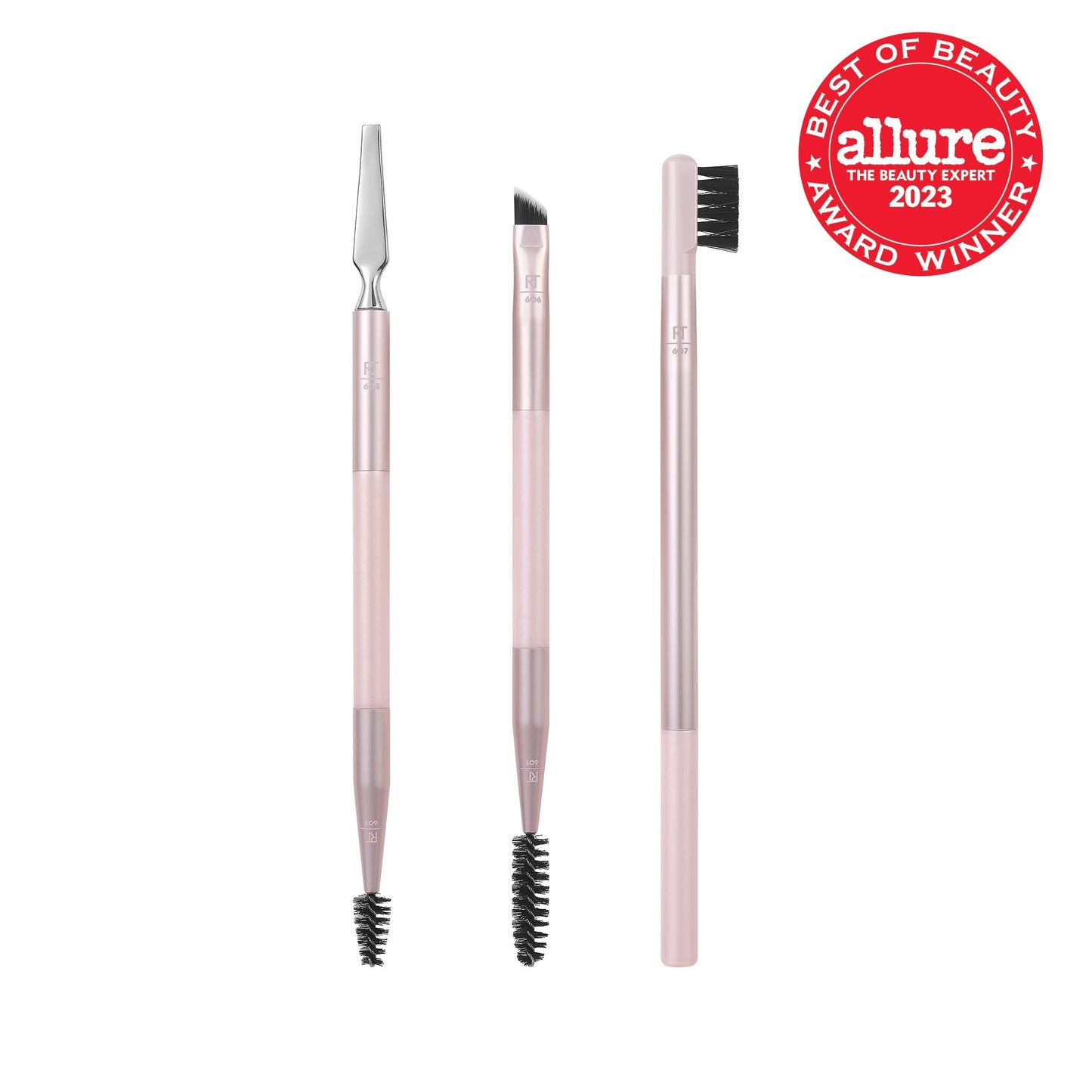 Real Techniques Brow Styling Set, For Lifting Brows, Fill & Style, Dual-ended Makeup Brushes, Full Kit for Eyebrows, Get Full, Laminated, or Natural Beauty & Personal Care Real Techniques
