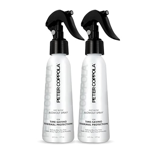 PETER COPPOLA Just Blow - Blow Dry Spray with Heat Protectant - Smoothes and Straightens All Hair Types, Conditions, and Adds Shine (6 oz, 2 Pack) Beauty & Personal Care PETER COPPOLA