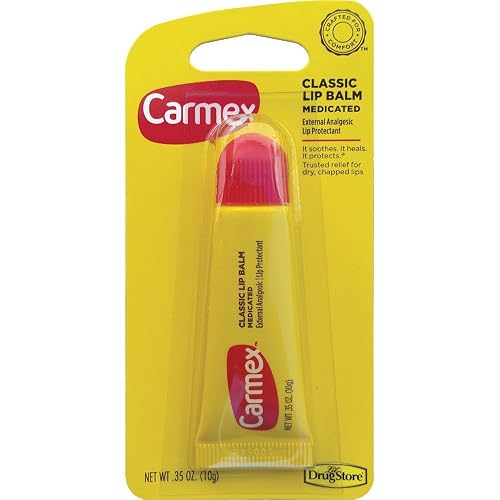 Lil' Drug Store Carmex Original Lip Balm, Tube, .35oz., 6/BX, Cherry (62001) Beauty & Personal Care Lil' Drugstore