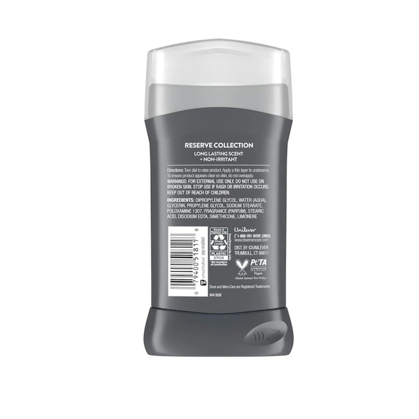 Dove Men+Care Reserve Collection Aluminum Free Deodorant, Mint Chocolate Martini Scent, 72H Protection, 3 oz Stick, Pack of 3 Beauty and Personal Care DOVE MEN + CARE