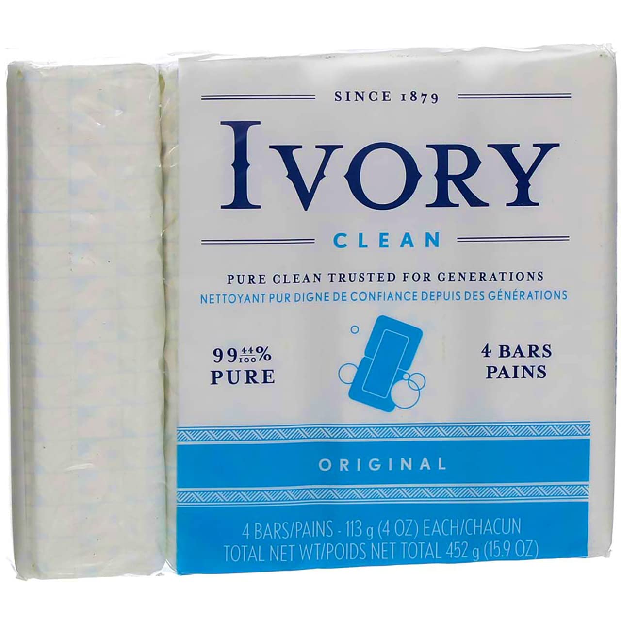 Bar Soap, Original Scent, 4 oz, 4/Pack, 18 Packs/Carton Beauty & Personal Care Procter & Gamble