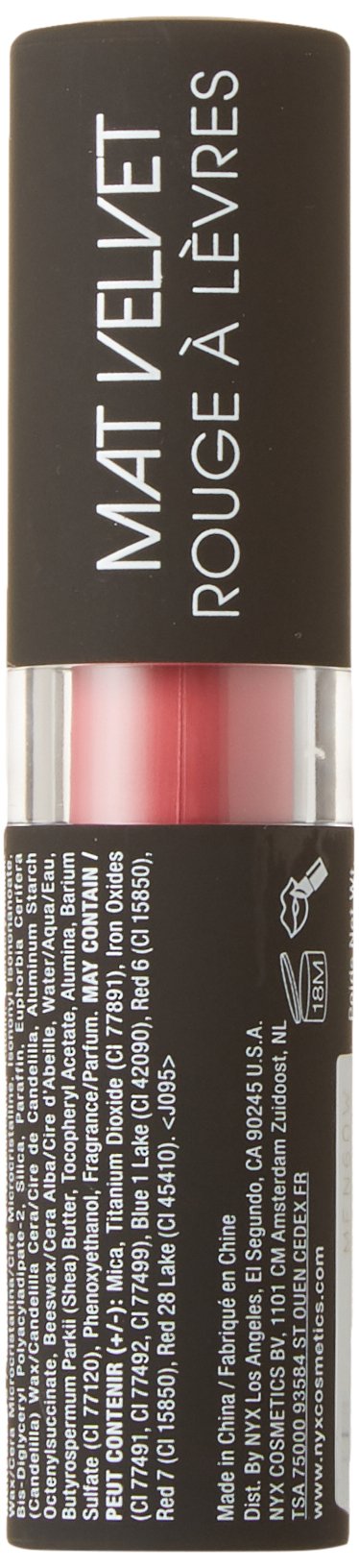 NYX Professional Makeup Velvet Matte Lipstick, Effervescent, 0.14 Ounce Beauty & Personal Care NYX PROFESSIONAL MAKEUP
