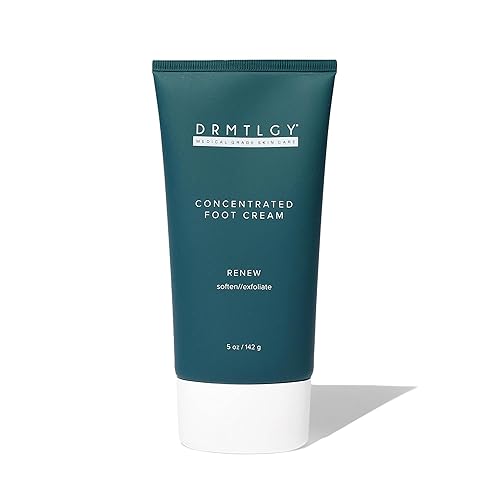 DRMTLGY Concentrated Foot Cream for Dry Cracked Heels - Heel Cream & Foot Lotion for Dry Cracked Feet -Dry Feet Treatment for Women & Men Beauty & Personal Care DRMTLGY