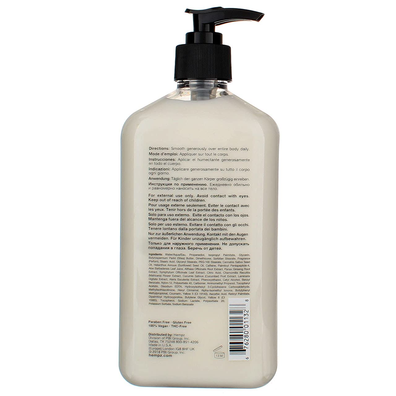 Hempz Body Moisturizer Age Defying 17 Ounce Pump (500ml) (Pack of 3) Beauty & Personal Care Hempz
