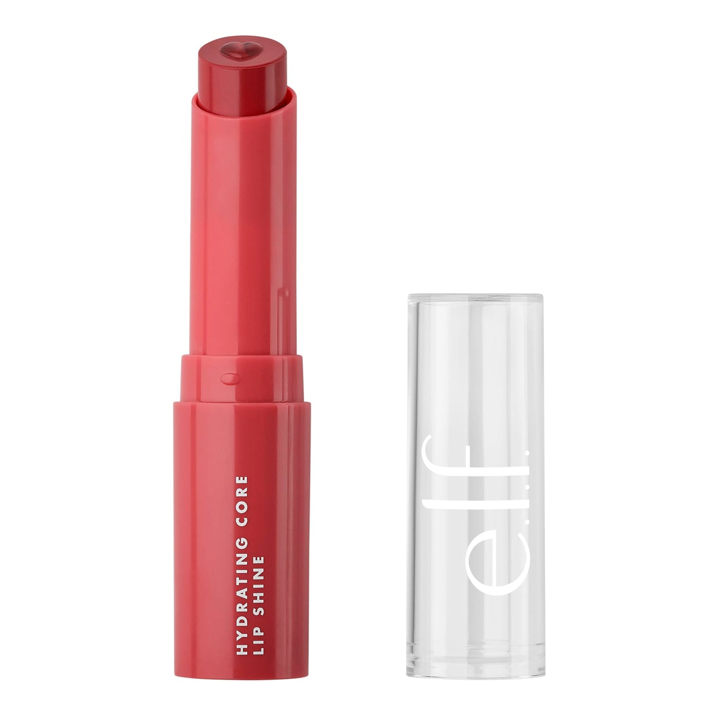 e.l.f. Hydrating Core Lip Shine with Shea Butter & Vitamin E, Tinted Lip Balm for A Smooth, Glossy Finish & Long-Lasting Moisture, Joyful Pink Rose Beauty & Personal Care e.l.f.